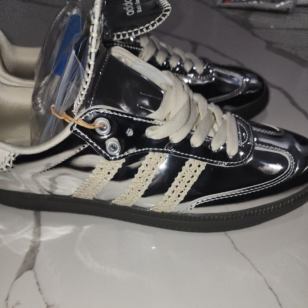 NWT & BOX Wales Bonner x adidas Samba Metallic Silver - sz42